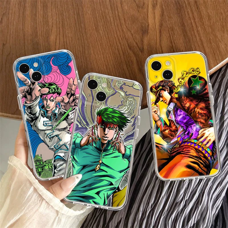 Японское аниме JoJo Soft чехол для Moto G9 Powe One Action Fusion Pro E12 E22I E22 G52 G42 G32 G22 G23 Z2 Z Play P40 P30 Edge 30