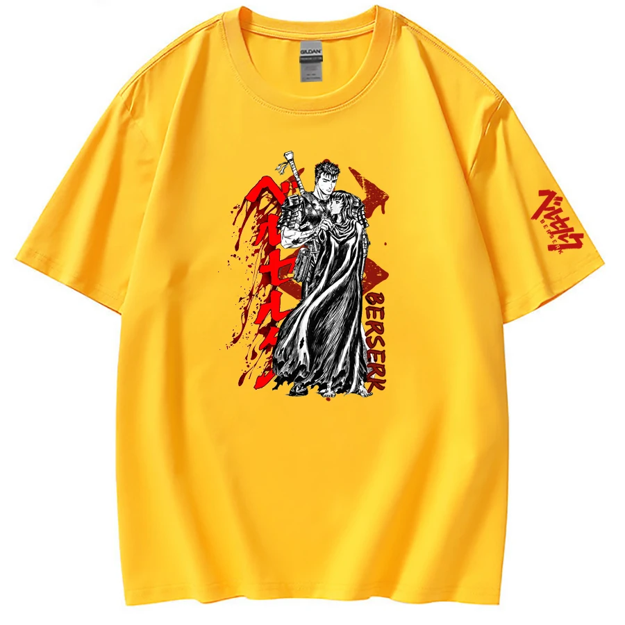 

Berserk Guts Skull Knight Black Japan Anime Manga Mens Black Humor T Shirt Size XS 3XL Cool Tee Shirt Mens High Quality Tees