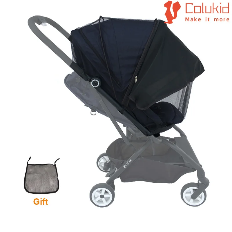 Baby Stroller Accessories Mosquito Net with Sun Shade for Cybex Mios Balios Eezy SS+2 Twist Libelle Beezy Stroller