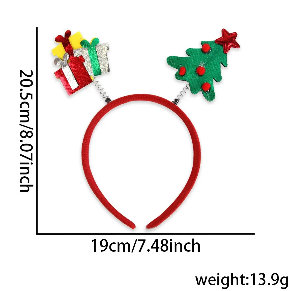 

Рождественская повязка на голову с рогами оленя