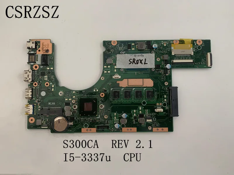 Оригинальная материнская плата для ASUS S300CA, материнская плата для ноутбука REV 2,1 с диагональю дюйма, Протестировано нормально