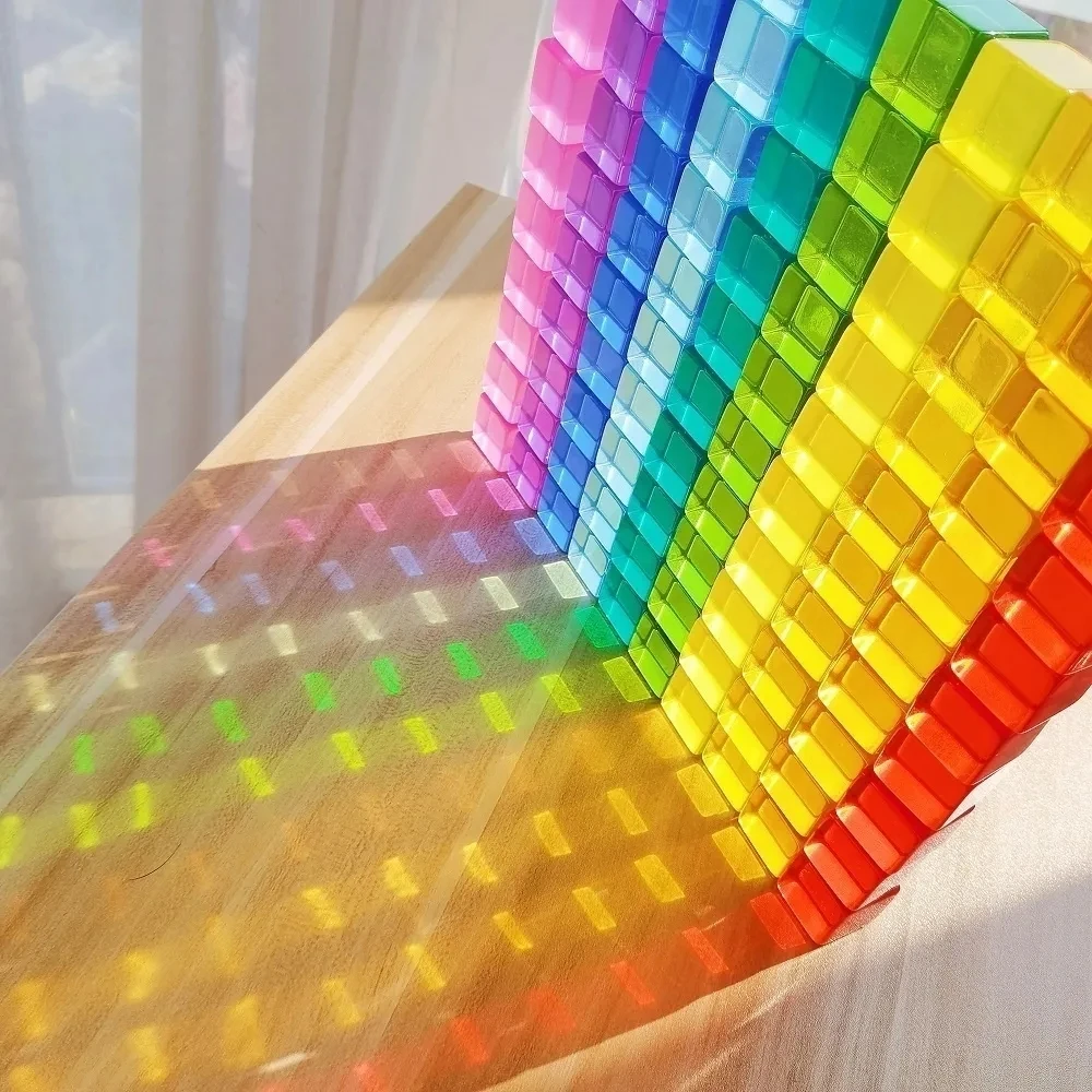 20 шт. прозрачные детские Акриловые Кубики