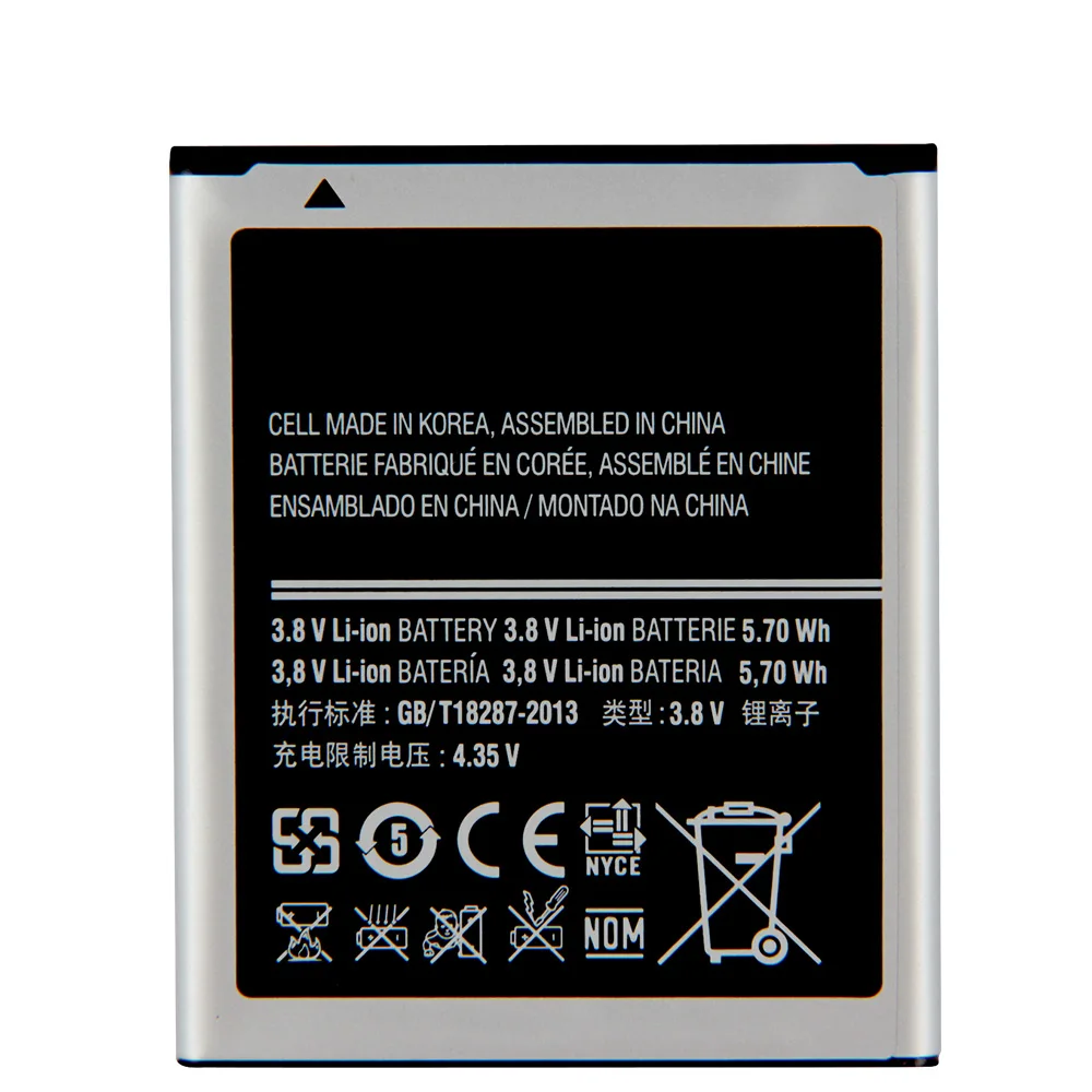 phone battery for samsung j1mini sm j s7562 s7560 s7572 s7580 i8190 s7566 s7568 i739 i759 i669 i8160 s7582 eb425161lu 1500mah free global shipping