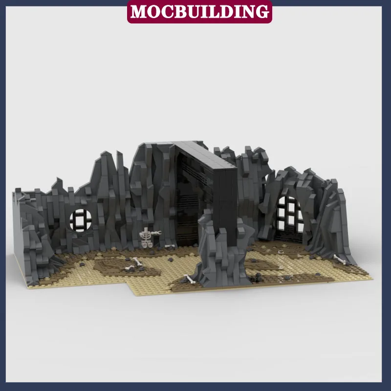 MOC Космический фильм Дворцовая сцена Модель Строительный блок Сборка Коллекция