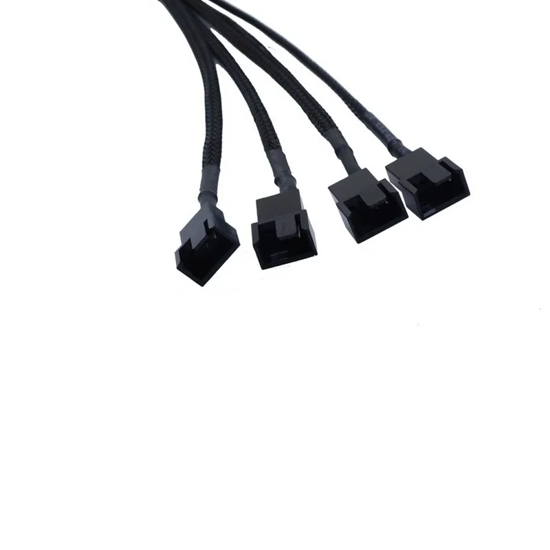 Адаптерный кабель 15Pin в 3Pin 4Pin Преобразование питания SATA 1 4 Кабели для удлинителей компьютерного процессора, подключения вентилятора охлаждения крышкой.