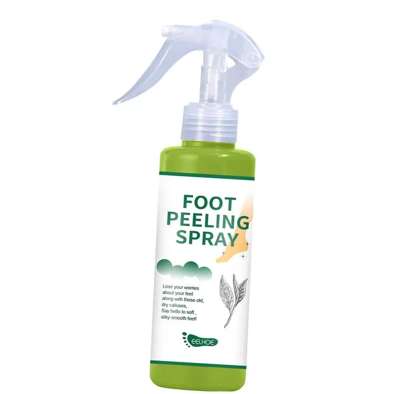 

100ML Cosmetics Foot Peeling Spray Natural Green Tea Essence Pedicure Dead Skin Exfoliator Moisturizing Whiten Foot Care