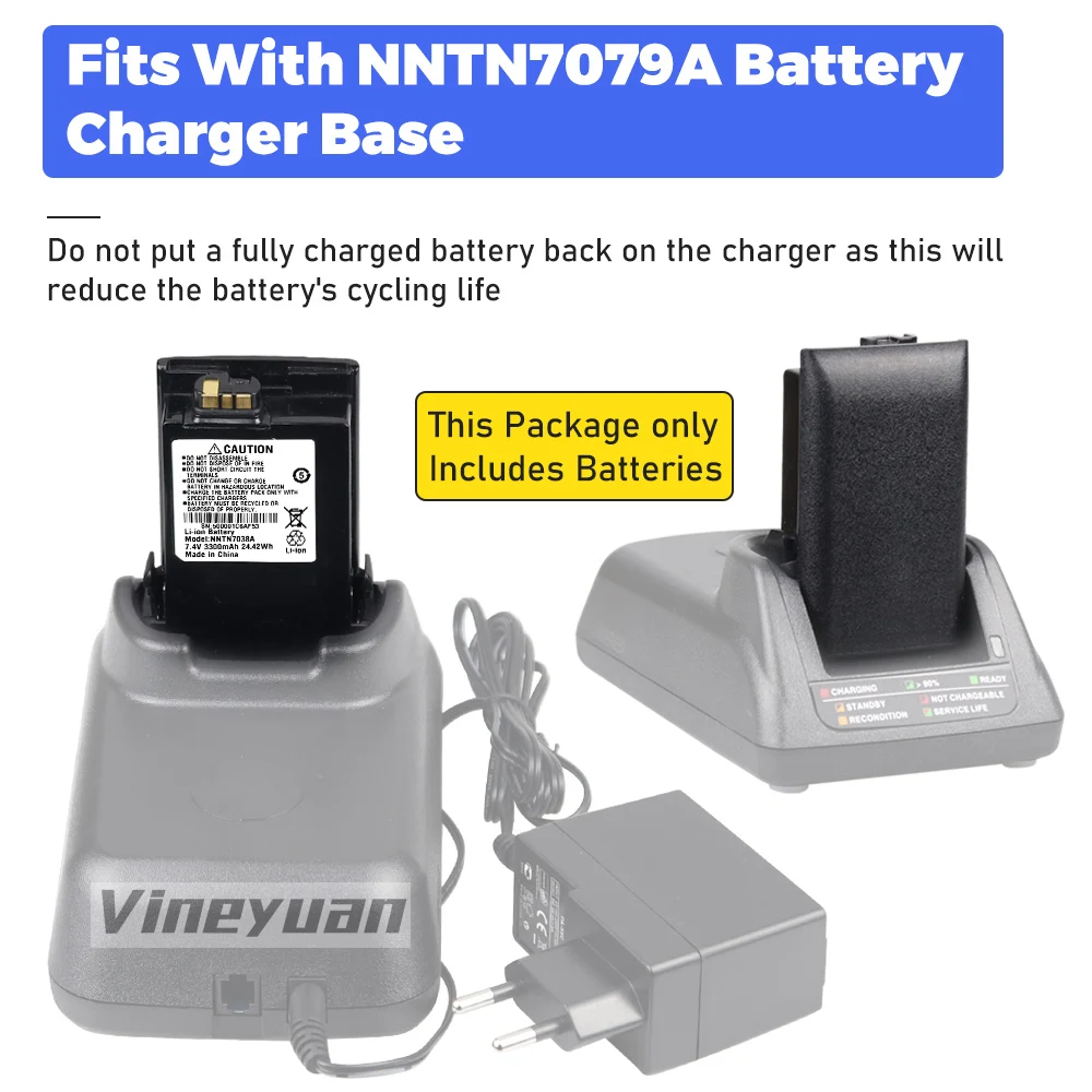 7 4 В 3300 мАч NNTN7038 NNTN7038A Аккумулятор совместимый с Motorola APX6000 APX7000 APX8000 APX6000XE APX7000XE APX8000XE