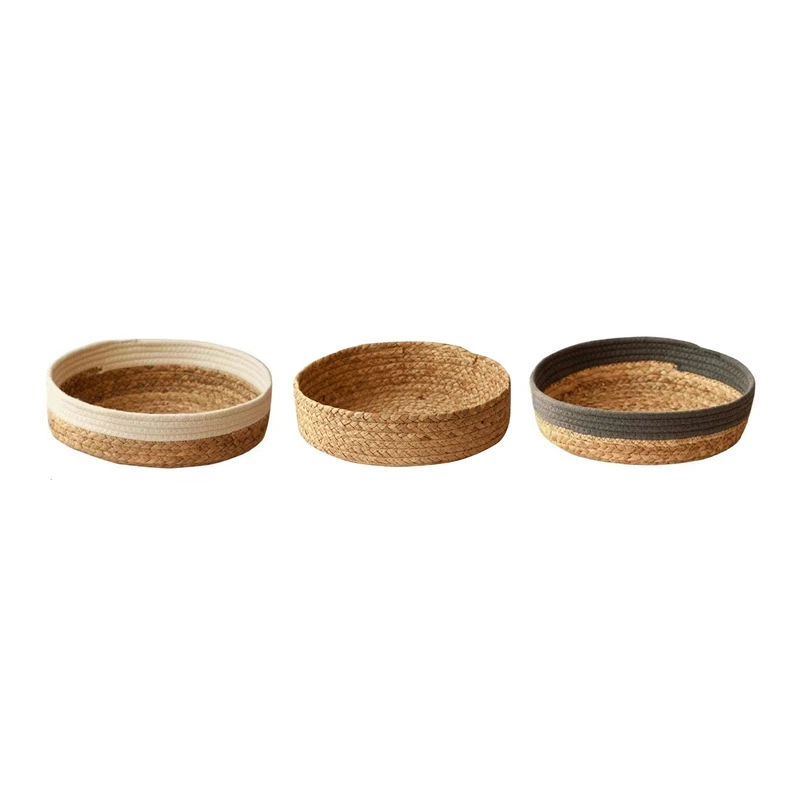 

Соломенные корзины для хранения фруктов, тыква, травяные диски для спальни, ванной, прачечной или кухни 28X6 см