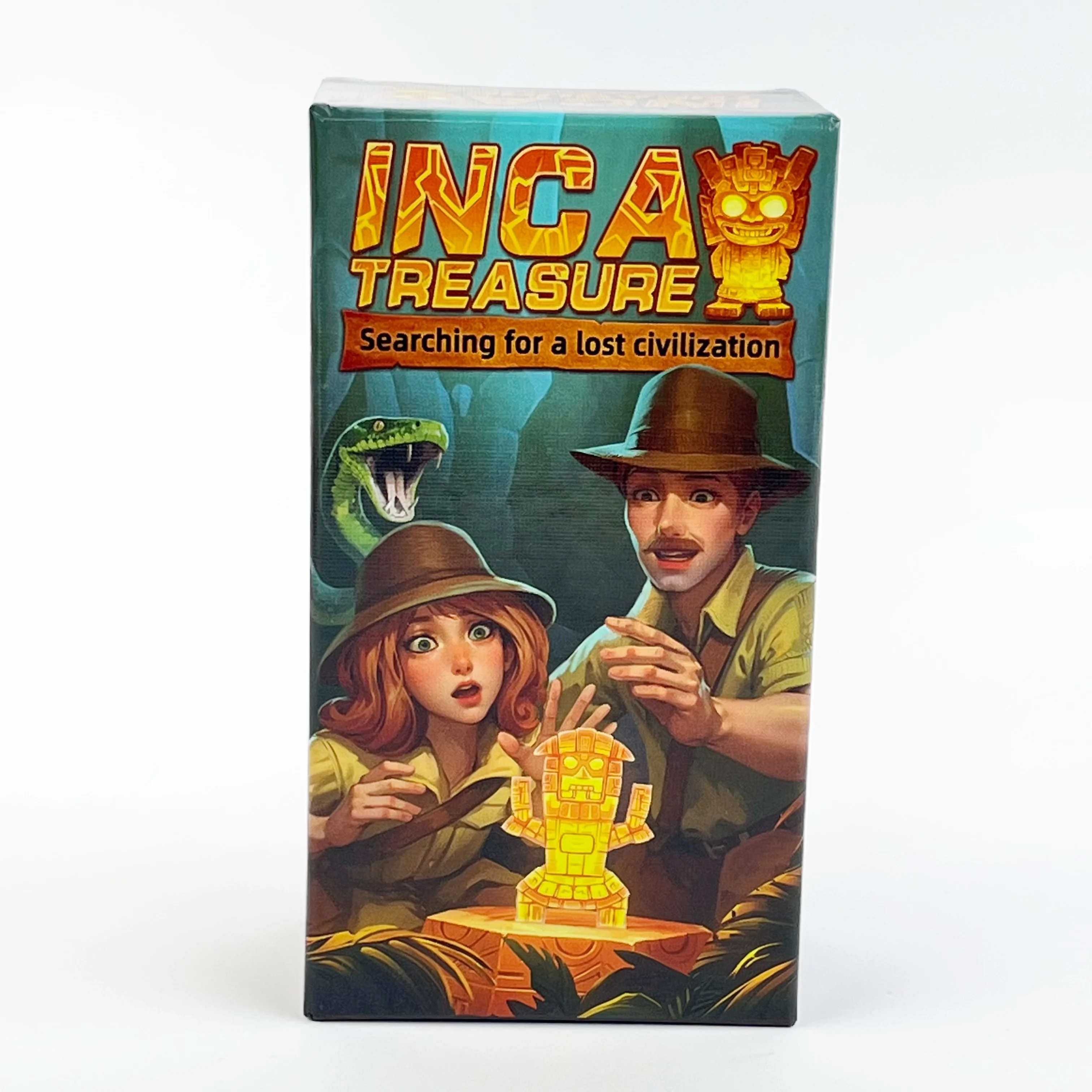 Фото Инканская игра-головоломка: стратегическая настольная игра для 3-8 игроков (от 14 лет) – Блэф, ставки и соревнование на выживание! №2