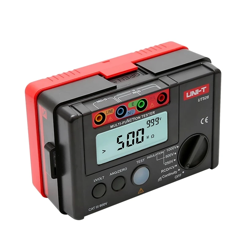 

UNI-T UT526 Multi-function digital electric meter Electrical Insulation Tester UT526 Earth Resistance Meter+RCD Test Machi