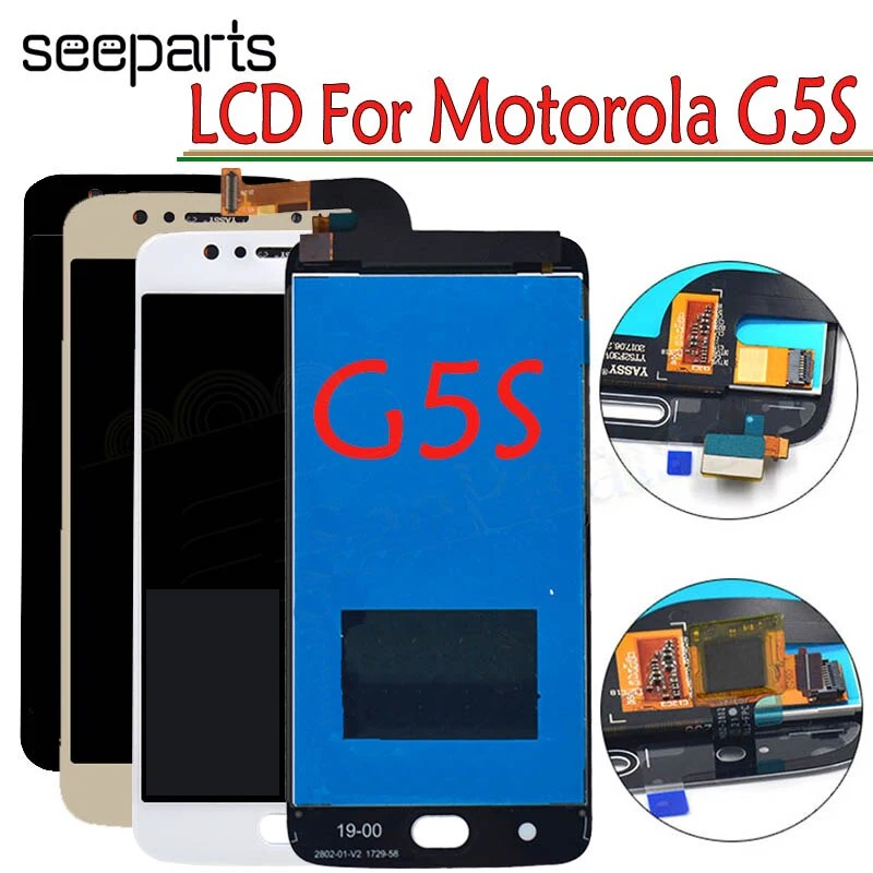

Tested Well For Motorola Moto G5S LCD Display With Touch Digitizer Assembly Replacement Screen G5s XT1793 XT1794 XT1792 LCD