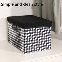 new clothing storage box foldable household fabric storage finishing box household wardrobe bedroom clothes storage box
