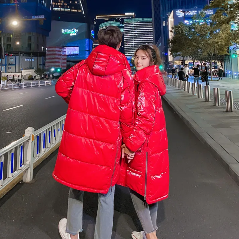 Winter Jacket Men Warm Fashion Oversized Long Down Jacket Men Streetwear Loose Thickened Hooded Coat Mens Parker Clothes M-4XL