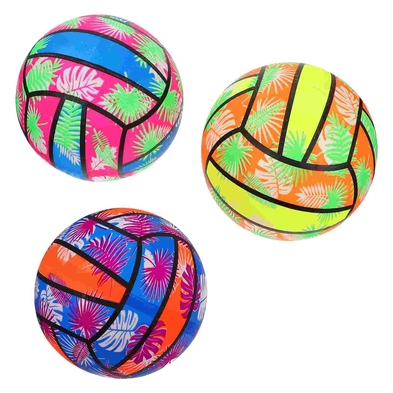 

3 Pcs The Ball Beach Volleyball Toy Children Water Play Inflatable Balls Billiards