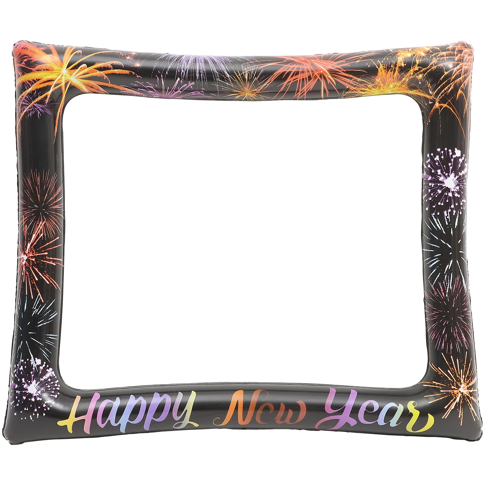 

New Year Photo Booth Frame Handheld Lightweight Inflatable New Year Photo Frame Prop