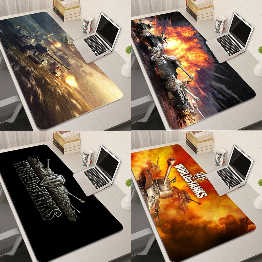 

Большой Противоскользящий коврик для мыши World of Tanks, игровой коврик для мыши, коврик для мыши Keyborad, коврик для мыши с фиксируемой кромкой, ков...