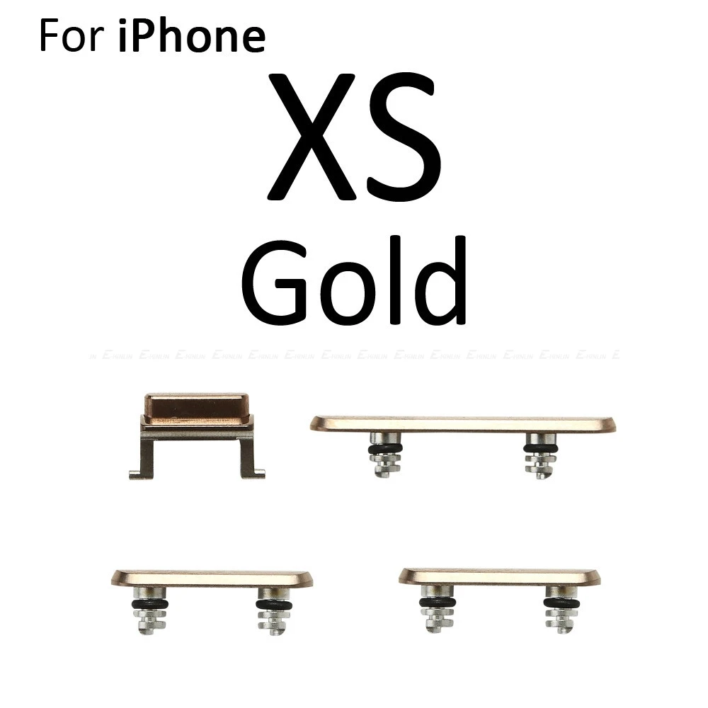 Для iPhone X XR XS Max громкость вибрирующий ключ переключатель Блокировка питания
