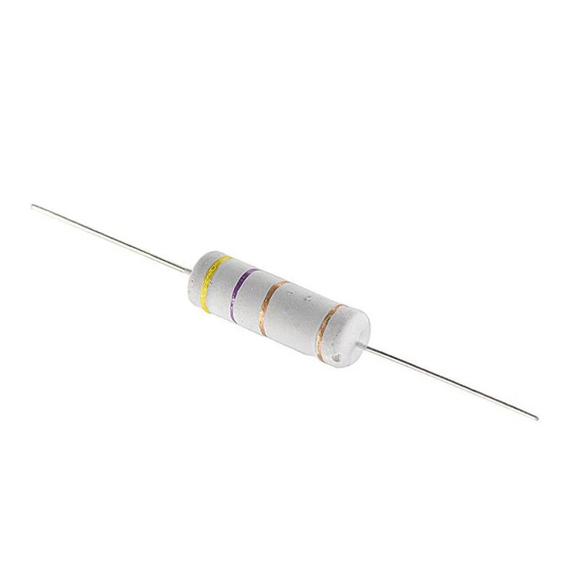 

100pcs 3W Metal oxide film Resistor 5% 1R ~ 10M 100R 220R 330R 1K 2.2K 3.3K 4.7K 10K 22K 47K 100K 1M 100 220 330 ohm Carbon Film