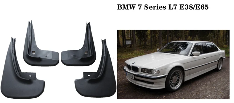 

Car Mud Flaps For BMW 7 Series F01 F02 2010-2015 G11 G12 2015-2020 L7 E38/E651994-2003 Mud Flaps Splash Guards Mudguards fenders