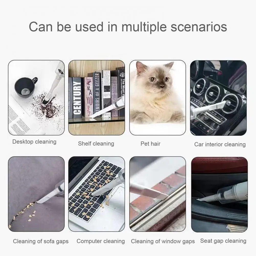 Пылесос автомобильный аккумуляторный 120 Вт с интерфейсом Type-C