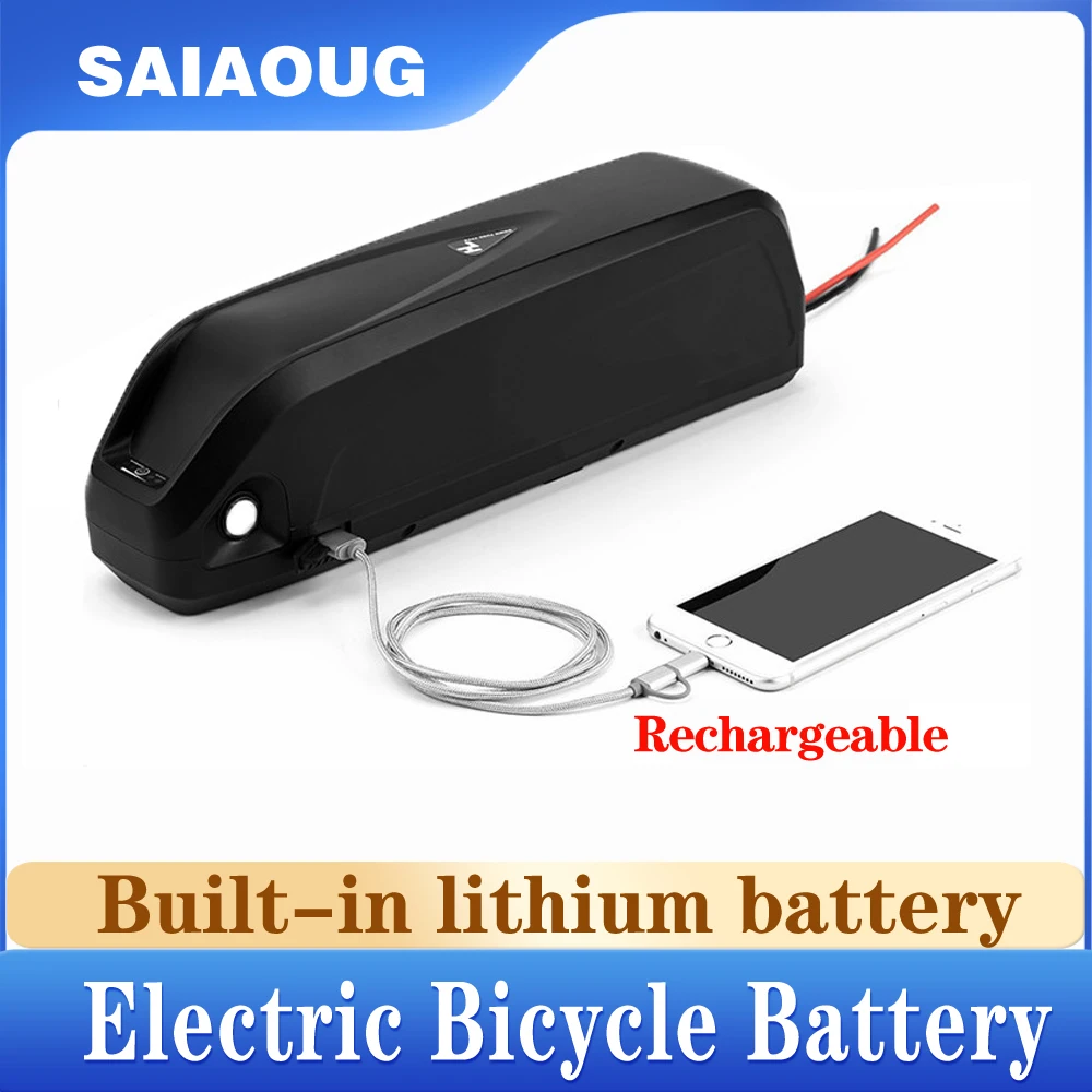 

Литиевая аккумуляторная батарея Hailong для электрического велосипеда, 48 В, 52 в, 36 В, 60 в, 18650 ячеек, pack72в, 60 ач, 2500 Вт