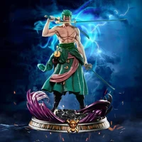 one piece figurine gk santoryu roronoa zoro double headed anime collection statue model children toys gift holiday gift pvc