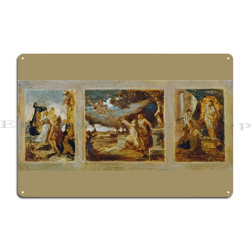 Hans Makart металлический знак Декор таблички дизайн печать классический оловянный