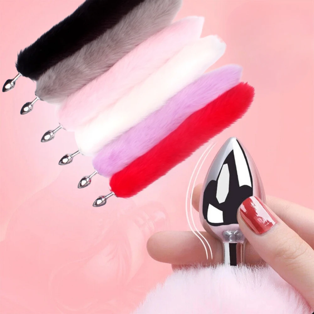 Металлическая анальная пробка с лисьим хвостом | AliExpress