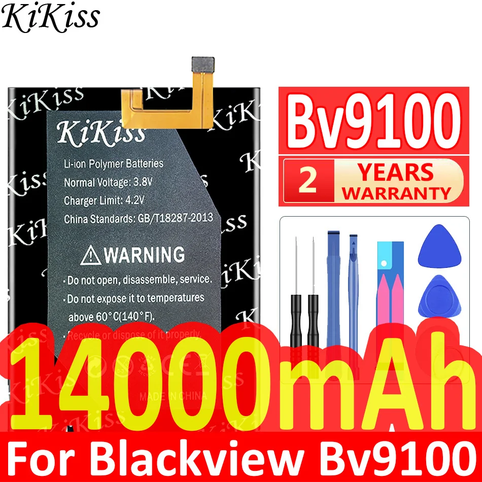 14000mAh KiKiss Powerful Battery Bv 9100 for Blackview Bv9100 |