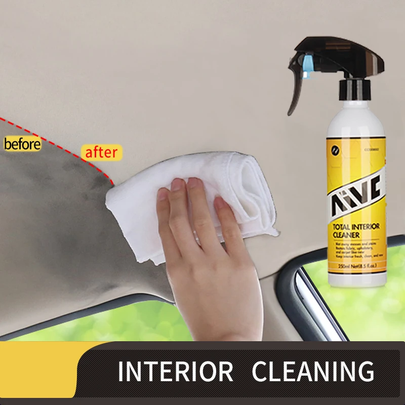 Car Fabric Roof Interior Cleaning Product Washing-free Powerful Stain Removal Safety Belt Seat Cleaner Car Wash Accessories