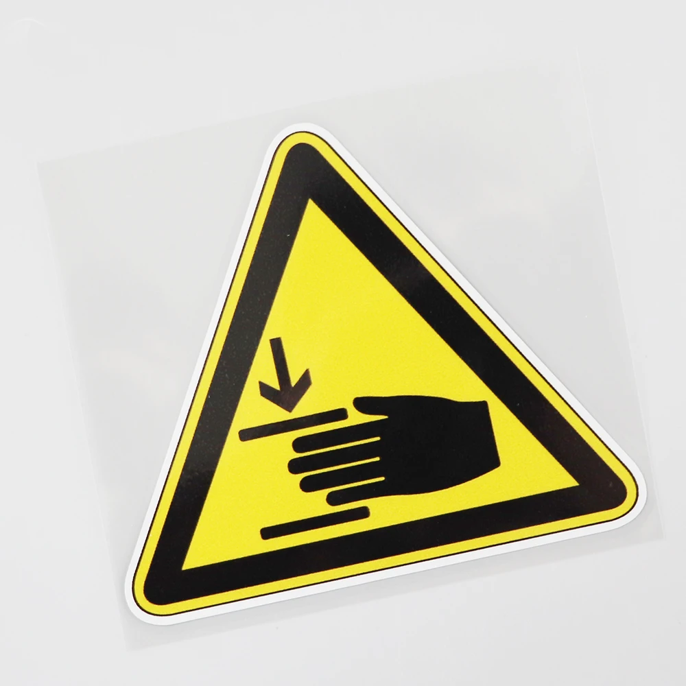 

Danger Signs Warn In Hand PVC Decal Car Sticker 12.2CM×10.8CM