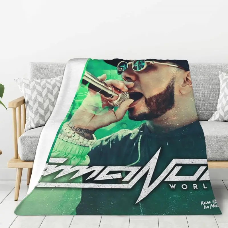 Латиноамериканское городское одеяло АА с музыкой на заказ теплые флисовые