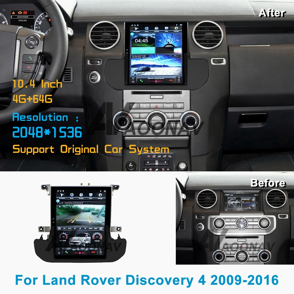 

For Land Rover Discovery 4 LR4 L319 2009~2016 Tesla Style Car Radio NAVI LiisLee Multimedia Player GPS WIFI Audio Navigation