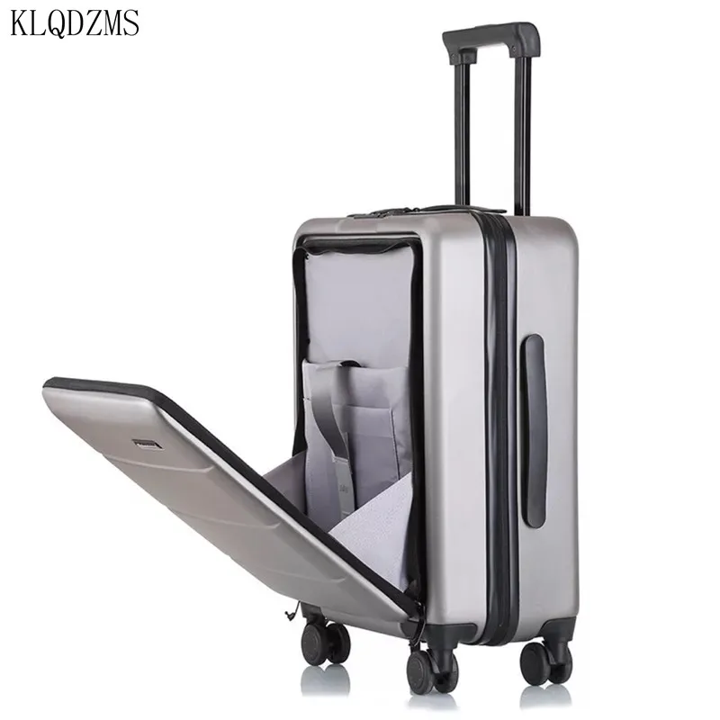 

KLQDZMS 18/20/22/24/26 Inch Creative Rolling Suitcase Men's Trolley Bags Women's Travel Bags Hand Luggage With Laptop Bag