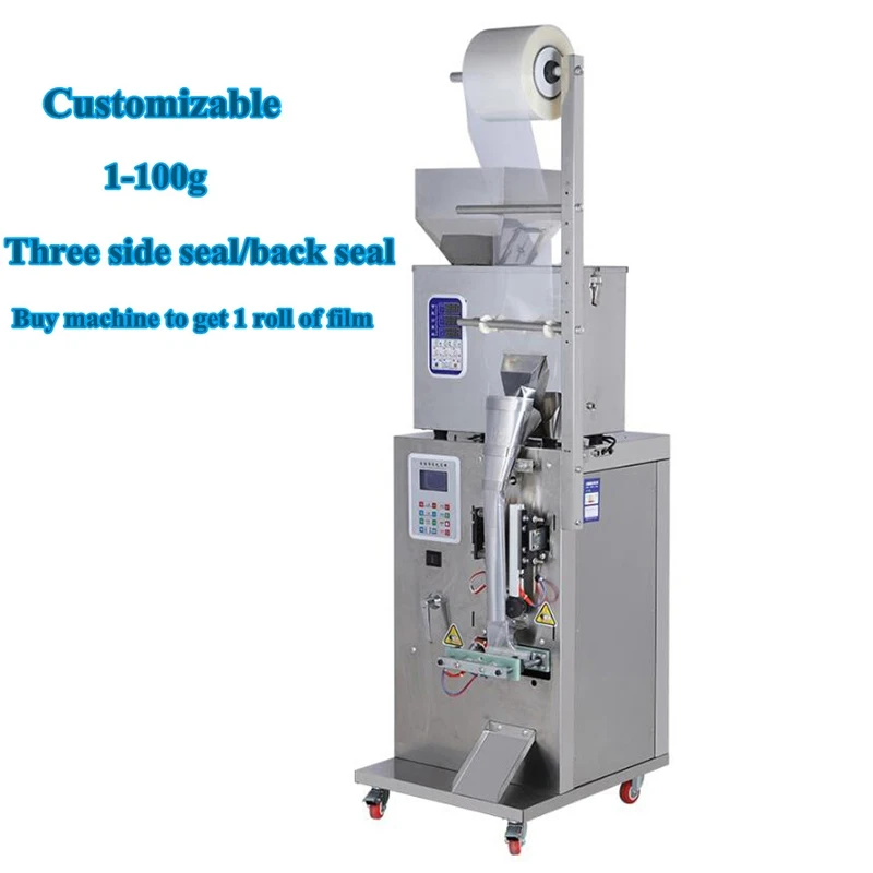 

1-100g Powder Granule Packing Machine For Sachet Grain Spices Rice Tea Sugar Salt Seed Nut Particles Filling Sealing Machine