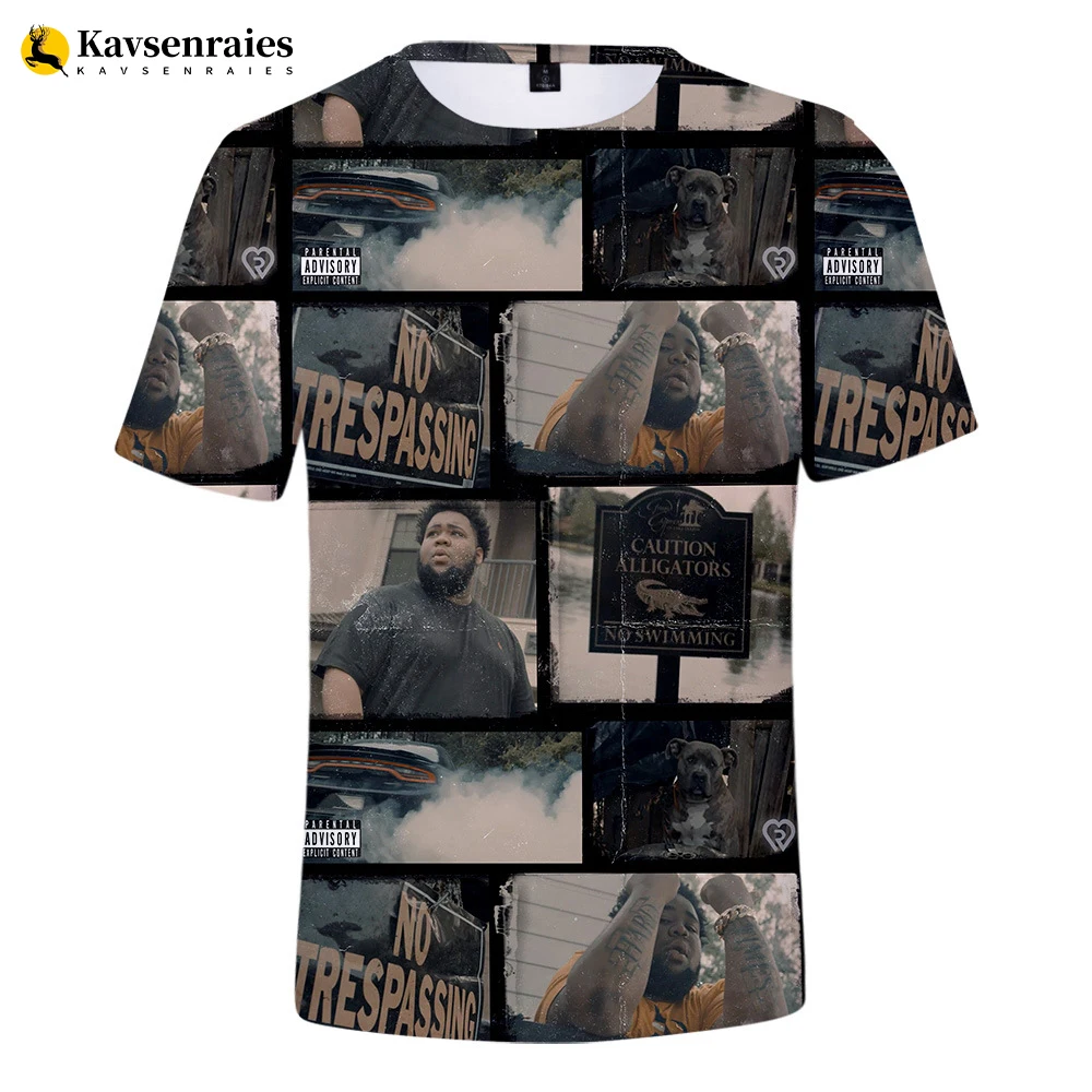 Футболка Rapper Rod Wave для мужчин и женщин модная футболка оверсайз топы в стиле