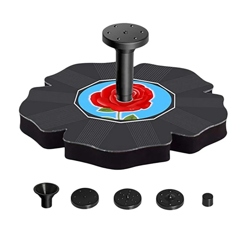 

Водяной фонтан на солнечной батарее 7 в, плавающий фонтан для садовых водоемов, аквариума, уличный