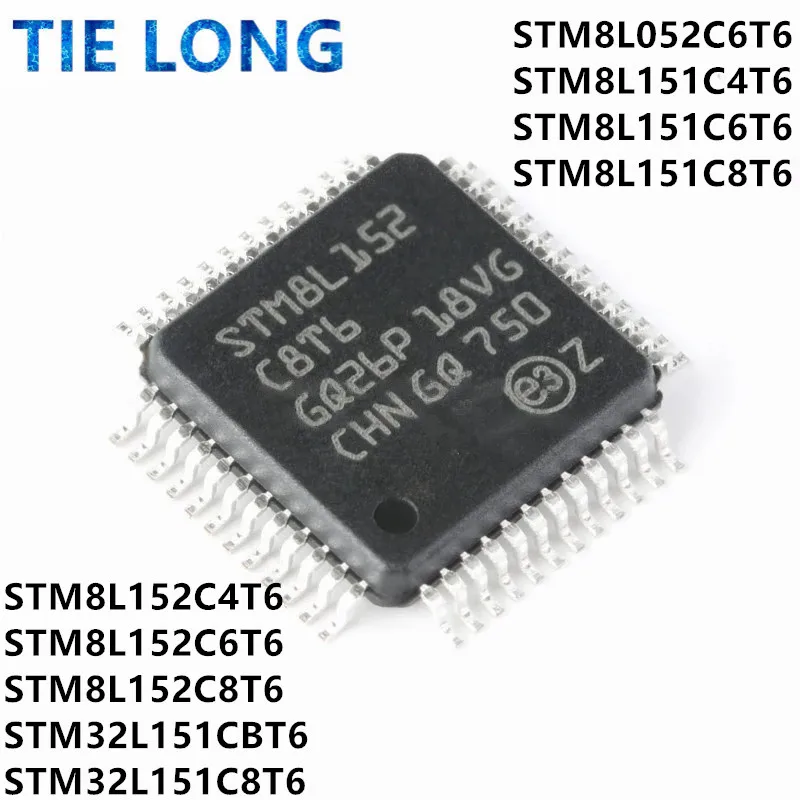 1 шт. STM8L052C6T6 LQFP STM8L151C4T6 STM8L151C6T6 STM8L151C8T6 STM8L152C4T6 STM8L152C6T6 STM8L152C8T6 STM32L151C8T6 STM32L151CBT6