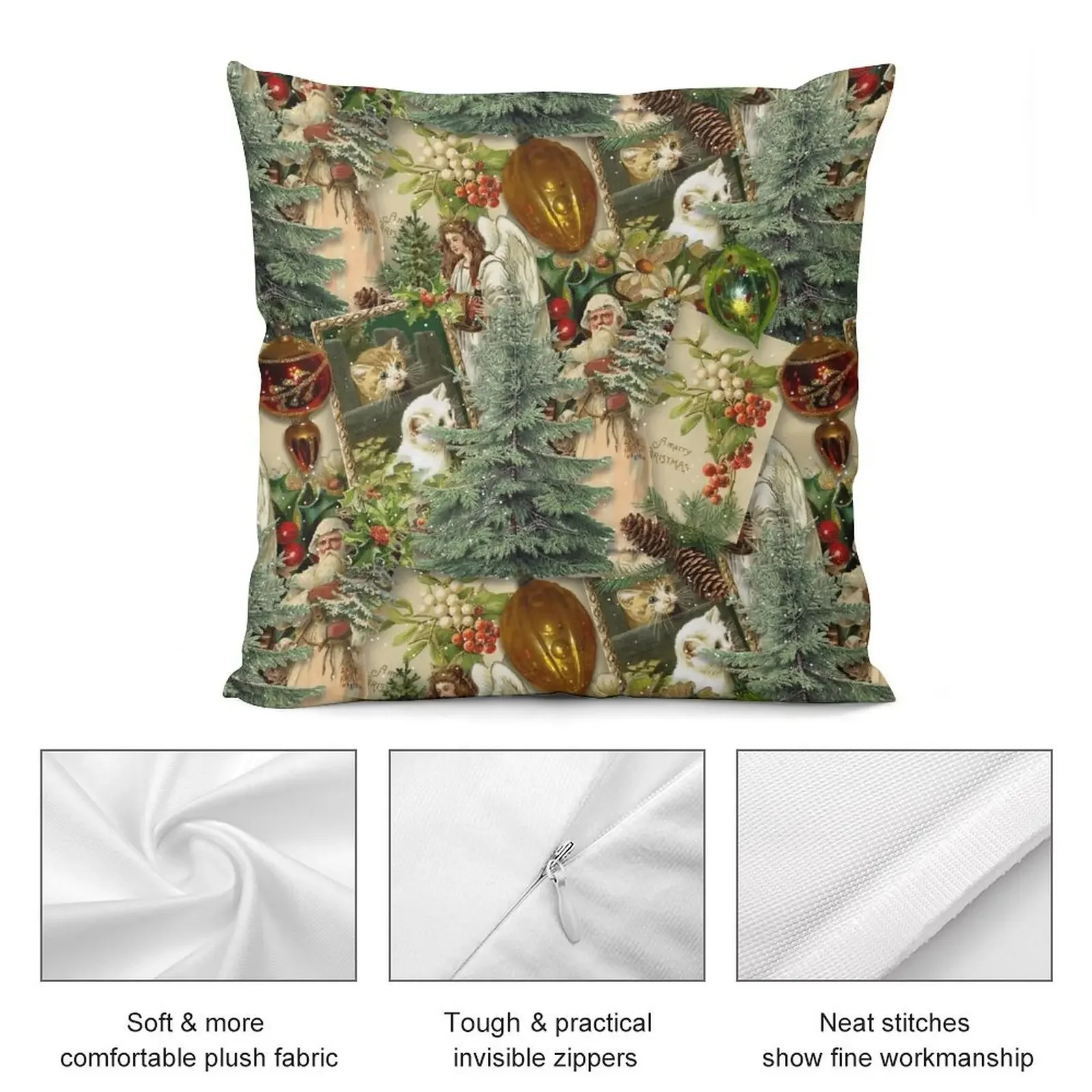 Викторианская подушка Yuletide Splendor наволочки для подушек наволочка эластичный