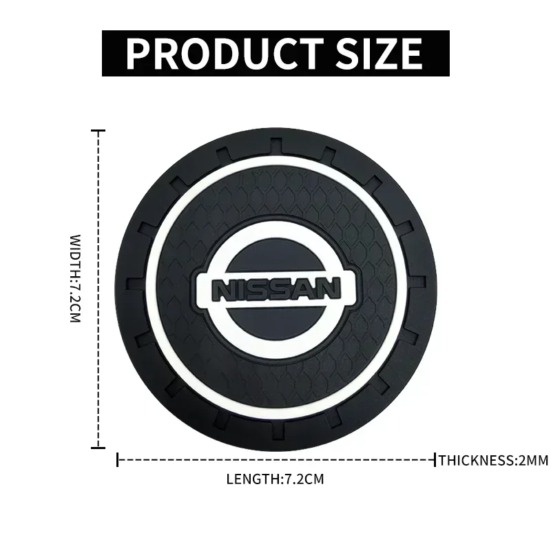 Cars 2025 2 шт. автомобильная подставка для чашки с водой нескользящий коврик