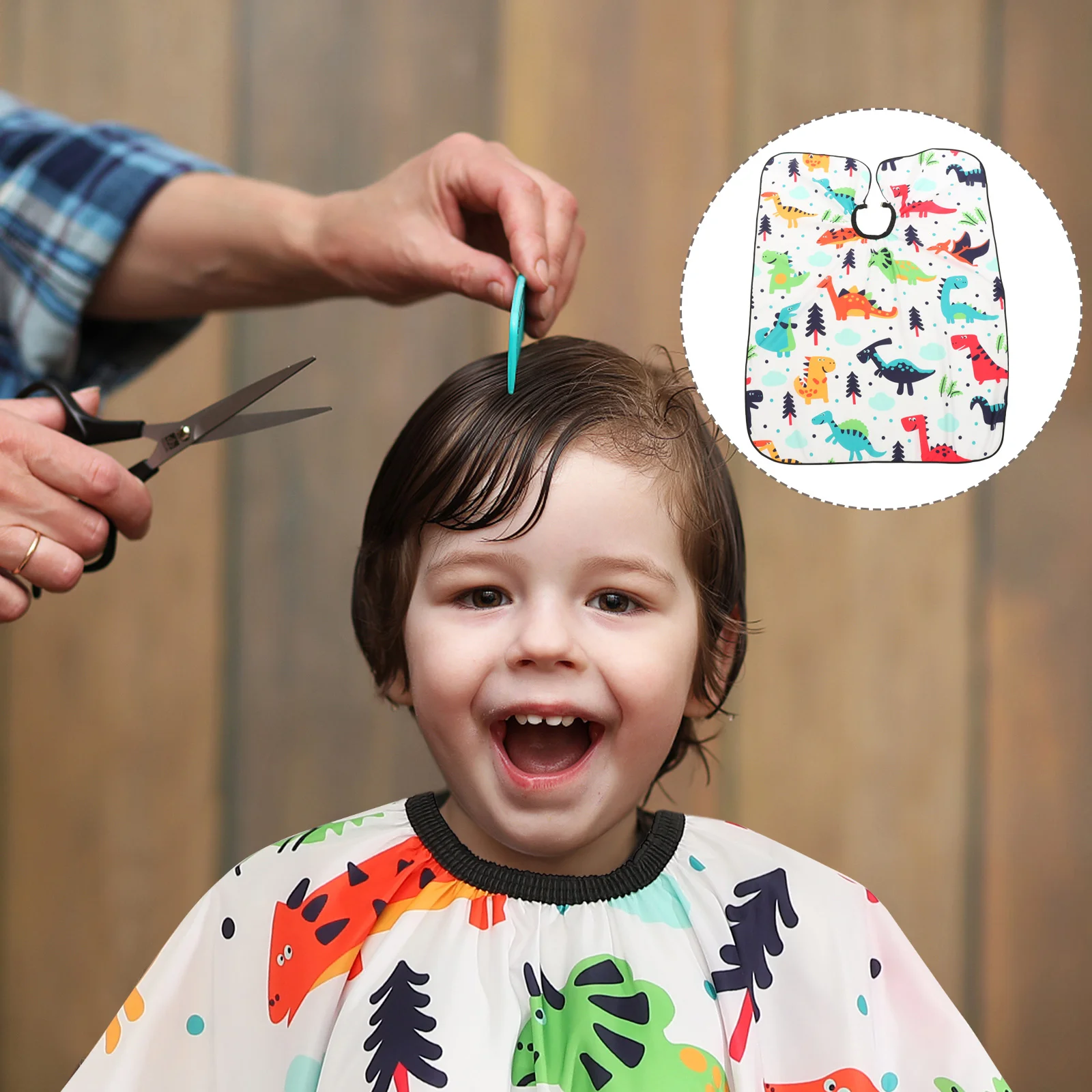 

Cape Haircut Hair Barber Kids Children Cover Cutting Salon Foldable Catcher Umbrella Clothes Compact Baby Professional