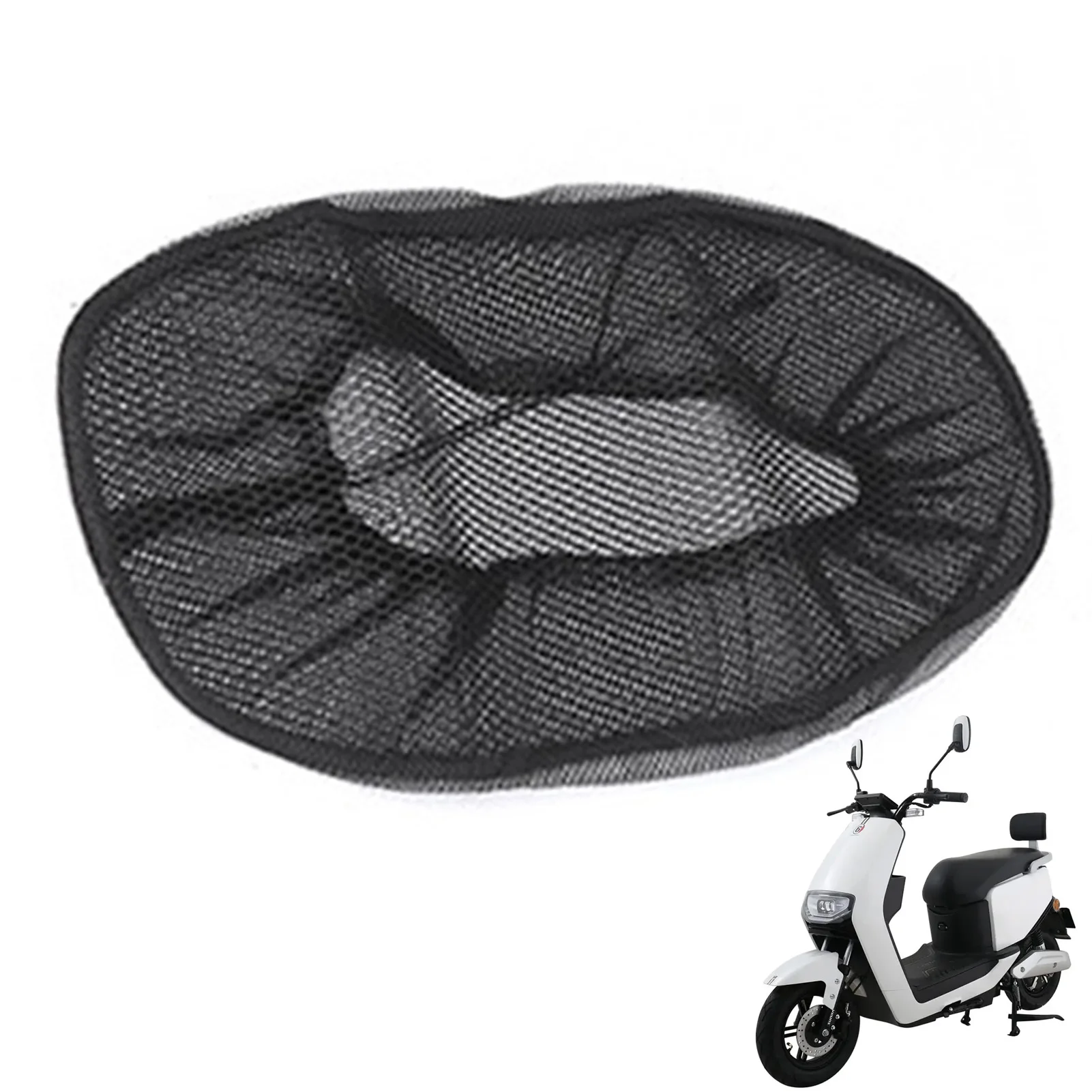 

Универсальные чехлы на сиденья мотоцикла, скутера, дышащая водонепроницаемая противоскользящая трехмерная сетка для лета