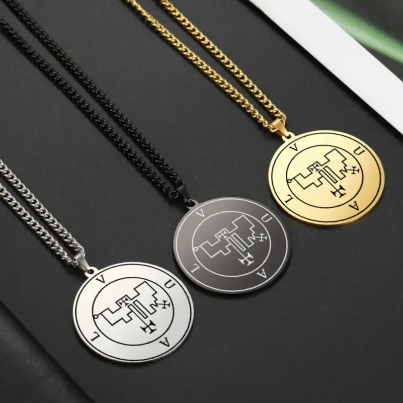 Мужское ожерелье LIKGREAT из нержавеющей стали Малый ключ короля Соломона