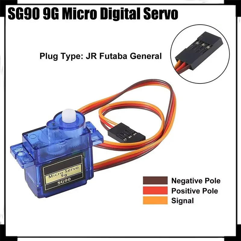 10 шт. SG90 9G микро цифровой серводвигатель 180/360 градусов с фиксированным крылом для