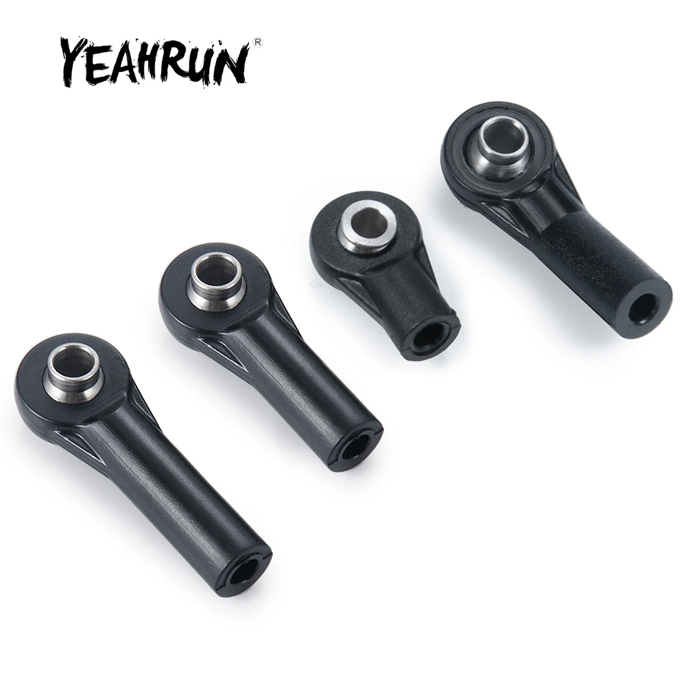 

YEAHRUN 10pcs/set M3 Plastic Bent Rod Ends Width Balls Ends CW for Axial D90 SCX10 1/10 RC Car Crawler