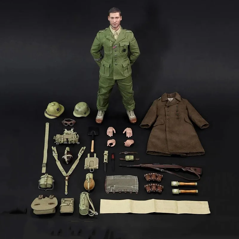 

In Stock 1/6 Scale DID D80152 WWII Series North African Army Infantry Military Male Head Body Clothes Weapon Doll Model
