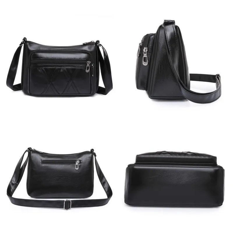 Leather High Capacity Shoulder Crossbody BagWomen's Patent PU Japan Style Jacket Shape Fashion Messenger Tote Shopping Handbags