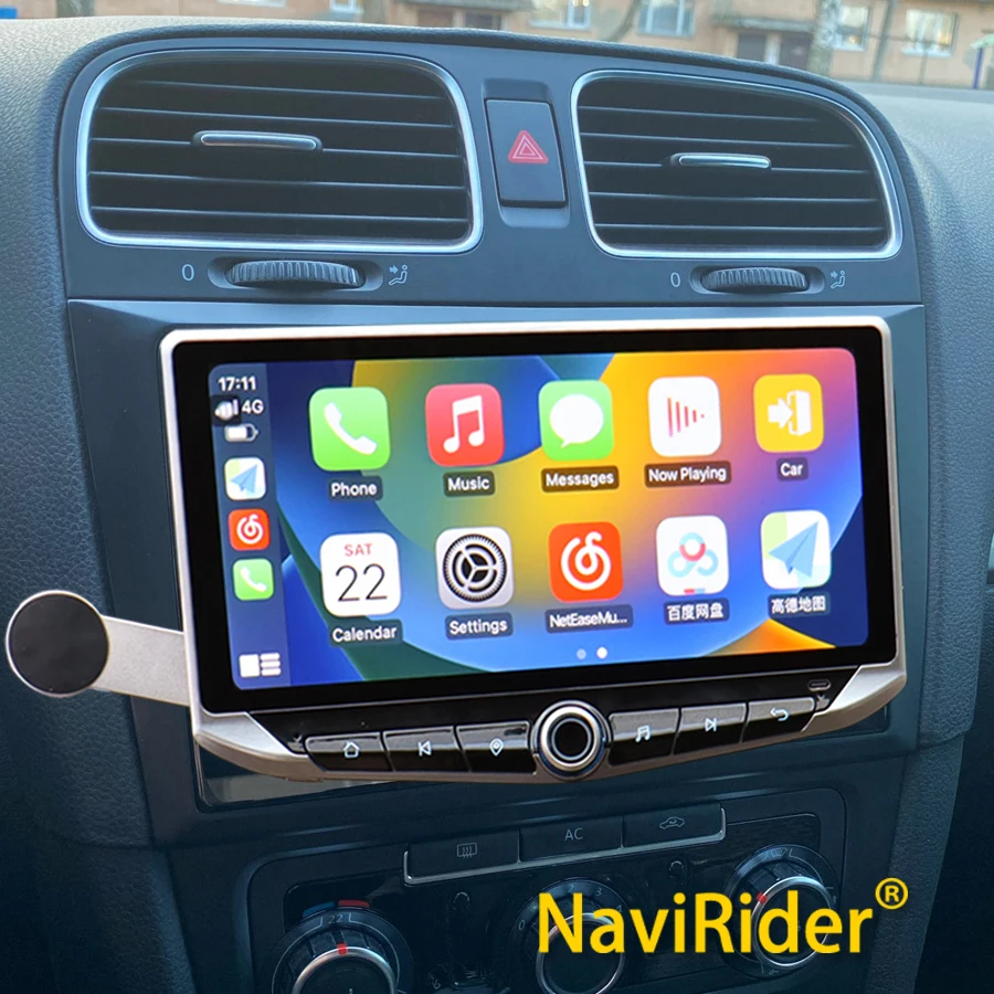 

10.88" Android 13 Qled Screen Carplay For Volkswagen Golf 6 2008 2016 Car Radio Multimedia Video Player GPS Stereo DSP Head Unit