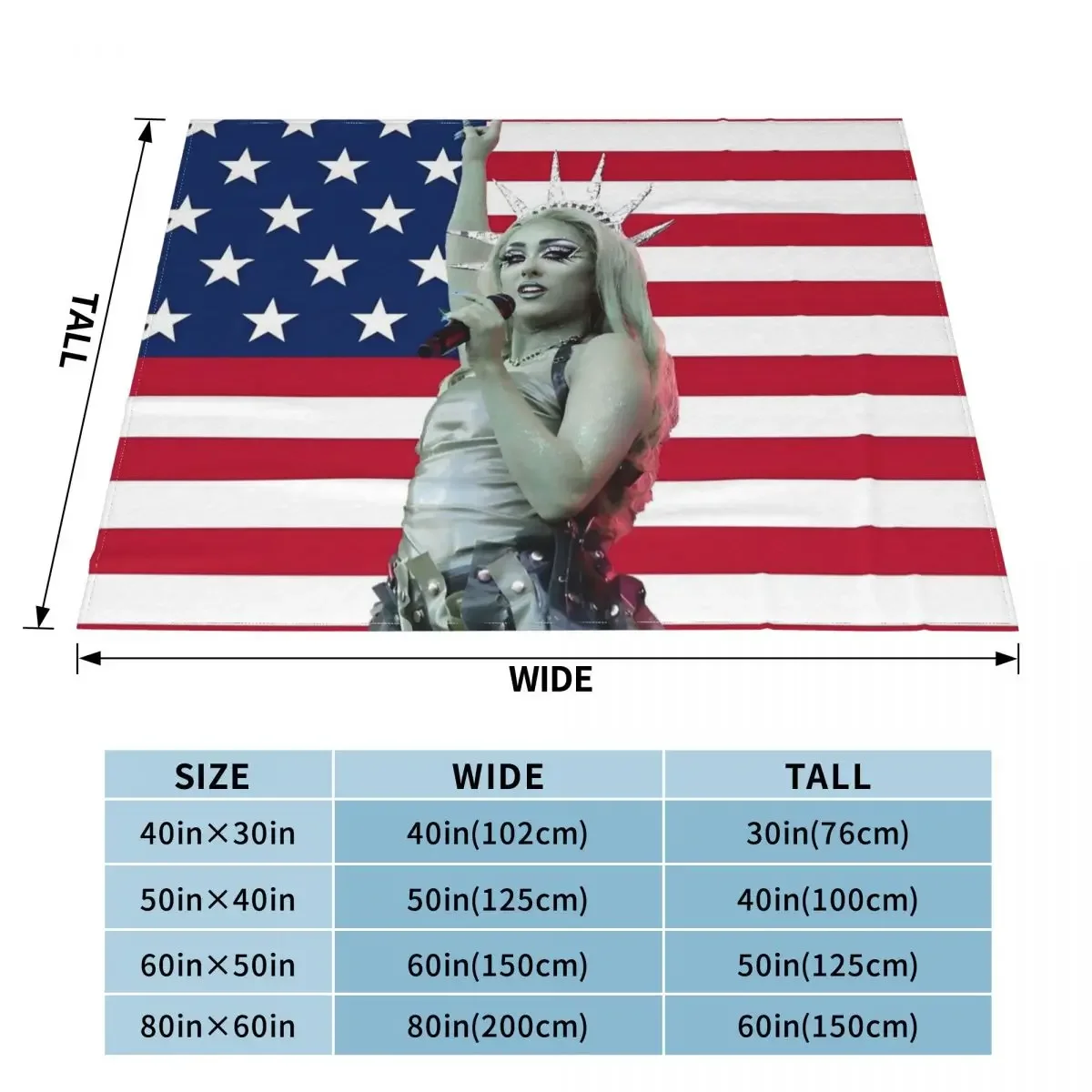 Флисовые одеяла Liberty Chappell Roan с флагом США одеяло для постельных принадлежностей