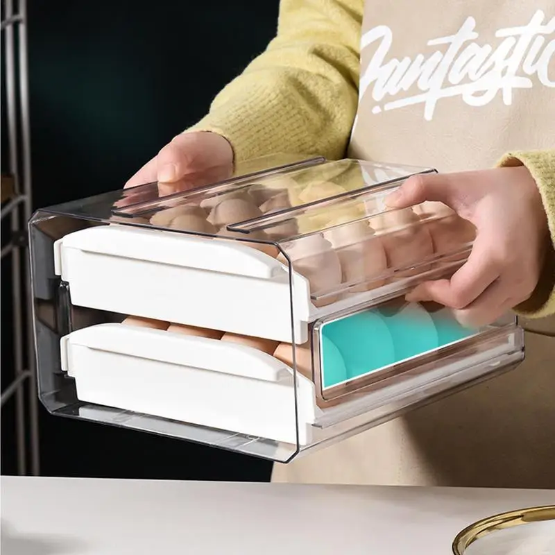 Яйцедержатель для холодильника штабелируемые лотки яиц на холодильнике